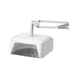 Lámpara UV LED Glow 112 con base metálica de 48 W para pedicura con soporte.