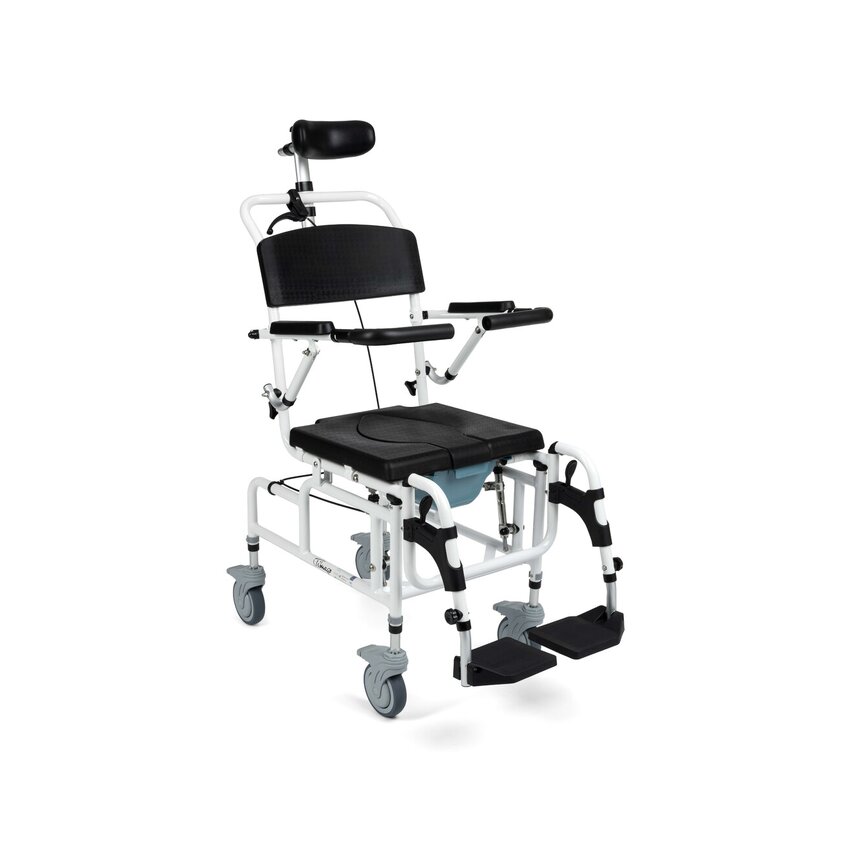Silla de ruedas para ducha e inodoro Tilt MASTER PLUS