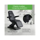 Sillón de tratamiento eléctrico - Selia PRO 4 - negro