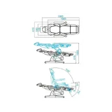 Sillón eléctrico Azzurro 870 3 capuchino fuerte