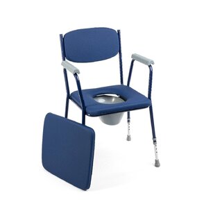 Asiento de inodoro tapizado Azul TIM