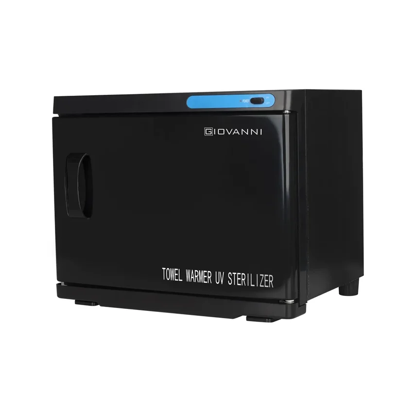 Calentador de toallas con esterilizador UV 23 litros Negro