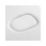 Camilla de masaje plegable Balance Lux de madera, 3 secciones, 190x70 cm, blanca.