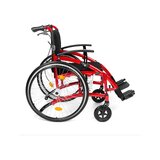 Silla de ruedas ligera con estructura de aluminio - Sólo 13,7 kg - Plegable