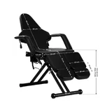 Silla de tatuaje eléctrica Pro Ink 610 negra