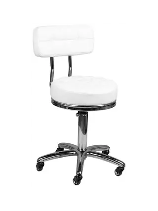 Taburete cosmético AM-877 blanco