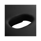Camilla de masaje plegable Balance Lux de madera, 3 secciones, 190x70 cm, color negro.