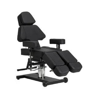Silla de tatuaje Pro Ink 605 con ajuste suave, color negro