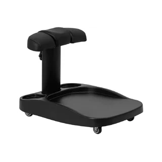 Silla de pedicura para baño de pies con asiento negro