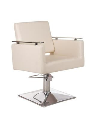 Sillón de barbero color crema MILO BH-6333