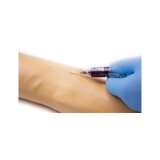 Modelo de brazo de inyección para inyección e infusión intravenosa.