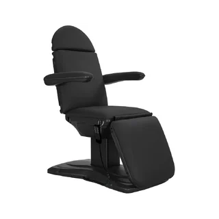 Sillón de tratamiento con elevación de columna eléctrica Eclipse 3 negro