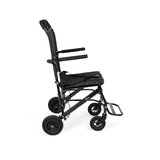 Transporte de silla de ruedas plegable con asa