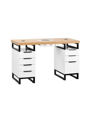 Mesa de manicura MOMO L02 con aspirador de polvo