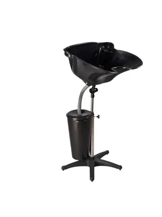 Silla de peluquería portátil, soporte para lavado de cabello, barbero Gabbiano FT42-1