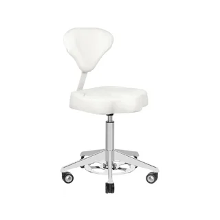 Silla de trabajo ergonómica - Azzurro 156f - blanca