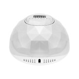Lámpara LED UV brillante de 86 W, color blanco/plata perlado