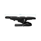 Sillón de belleza Azzurro Lux 3 motores Negro