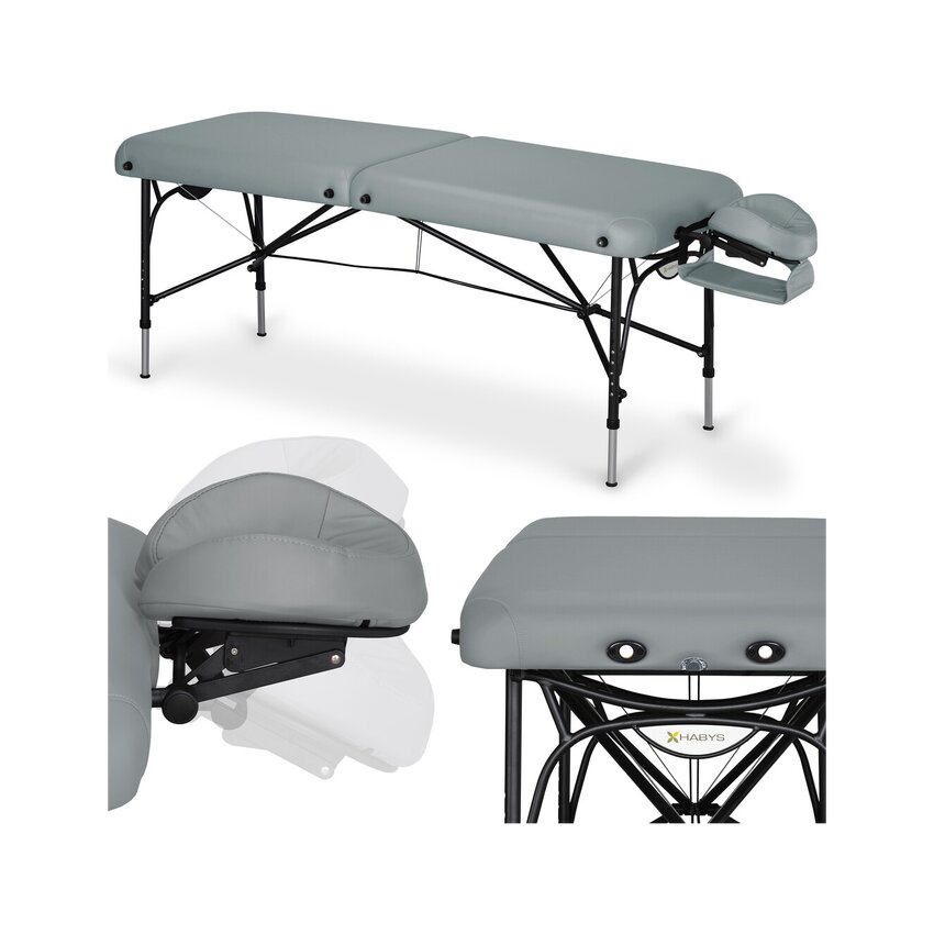 Camilla de masaje Smart Alu 70 Vinyl Flex K015 Gris