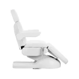 Sillón de estética Lux con 4 motores, color blanco