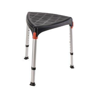 Taburete de ducha Asiento de ducha triangular negro