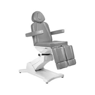 Sillón eléctrico para el cuidado de los pies Azzurro 869a, 5 motores, 180 grados, color gris