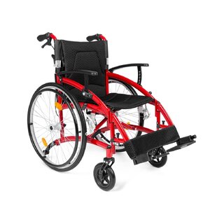 Silla de ruedas ligera con estructura de aluminio - Sólo 13,7 kg - Plegable