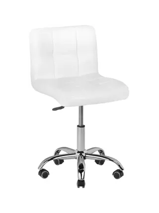 Silla de clínica a-5299 con ruedas - Blanca