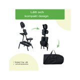 Sillón de masaje energético - negro
