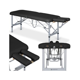 Chiro UltraLux 19, mesa quiropráctica portátil - Negra
