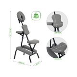 Sillón de masaje energético - gris