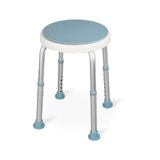 Silla de ducha redonda y giratoria