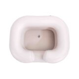 Bañera inflable para lavar el cabello con manguera de drenaje