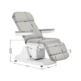 Sillón de belleza eléctrico Azzurro 891 - gris