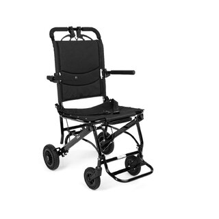 Transporte de silla de ruedas plegable con asa