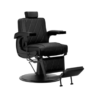 Silla de corte de pelo para hombre, modelo Hair System, color negro, BM88066B