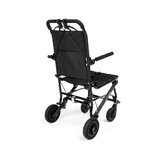 Transporte de silla de ruedas plegable con asa