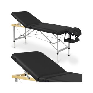 Camilla de masaje aluminio Aero Plus 60cm K015 Negro