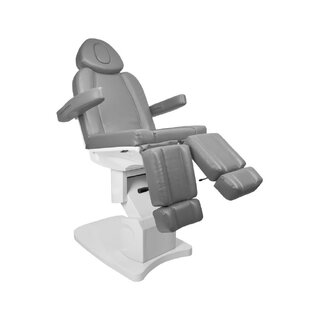 Sillón eléctrico de pedicura cosmética Azzurro 708AS, 3 motores, gris.