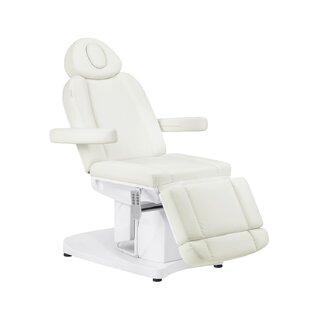 Sillón cosmético eléctrico Azzurro 708A, 4 motores, blanco.