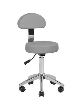 Taburete cosmético am-304 gris