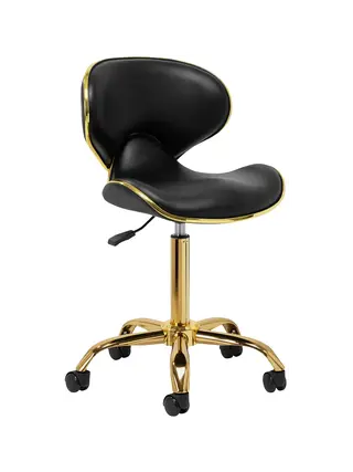 Silla de trabajo taburete ergonómico Q-4599G negro
