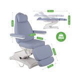 Sillón eléctrico para tratamientos cosméticos Elara PRO 4 - violeta