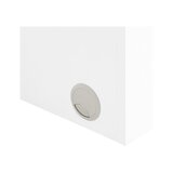 Mesa de manicura 324 con aspiradora de cassette blanca