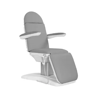 Sillón de tratamiento con elevación de columna eléctrica Eclipse 3 gris