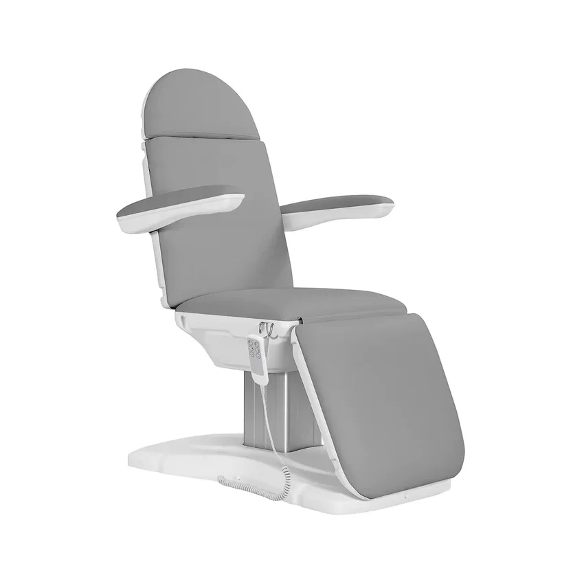 Sillón de tratamiento con elevación de columna eléctrica Eclipse 3 gris