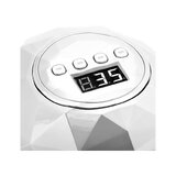Lámpara LED UV brillante de 86 W, color blanco/plata perlado