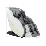 Sillón de masaje 3D Sakura Maximus 809 blanco gris