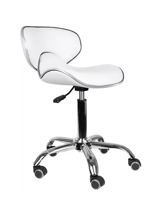 Taburete cosmético q-4599 blanco