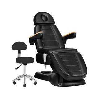 Sillón de tratamiento SILLON Lux 273B + taburete 304, negro